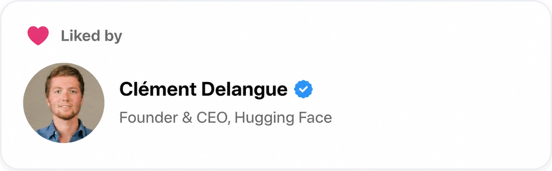 Clement Delangue liked a post we wrote